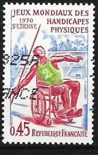 Frankreich 1970 - Mi 1719 - YT 1649 - Paralympische Spiele in Saint-Étienne