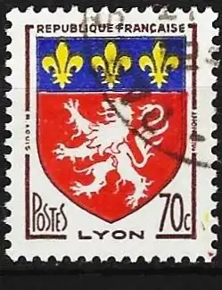 Frankreich 1958 - Mi 1218 - YT 1181 - Wappen von Lyon