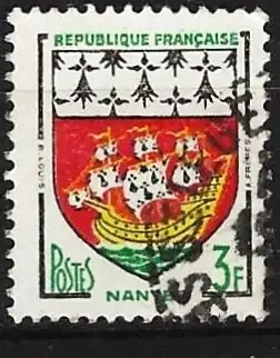Frankreich 1958 - Mi 1222 - YT 1185 - Wappen von Nantes