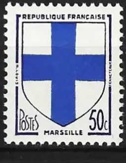 Frankreich 1958 - Mi 1217 - YT 1180 - Wappen von Marseuille - MNH**