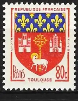 Frankreich 1958 - Mi 1219 - YT 1182 - Wappen von Toulouse - MNH**