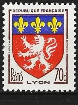 Frankreich 1958 - Mi 1218 - YT 1181 - Wappen von Lyon - MNH**