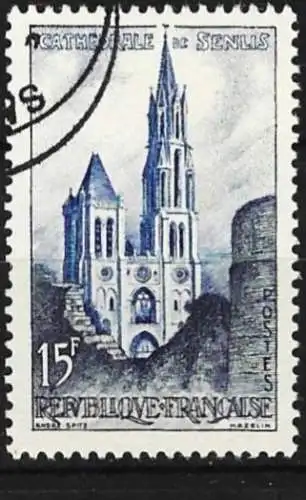 Frankreich 1958 - Mi 1201 - YT 1165 - Kathedrale von Senlis