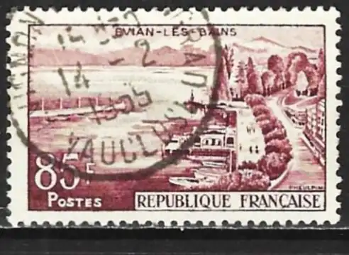 Frankreich 1959 - Mi 1233 - YT 1193 - Turismus : Evian-les-Bains