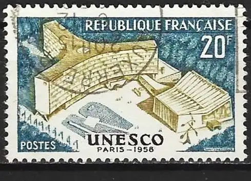 Frankreich 1958 - Mi 1214 - YT 1177 - UNESCO-Gebäude