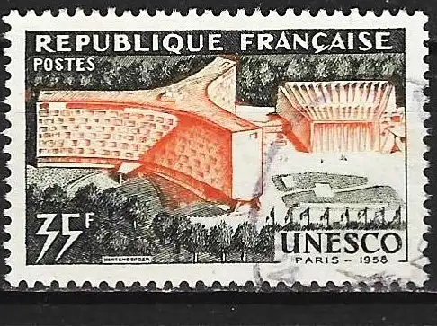 Frankreich 1958 - Mi 1215 - YT 1178 - UNESCO-Gebäude