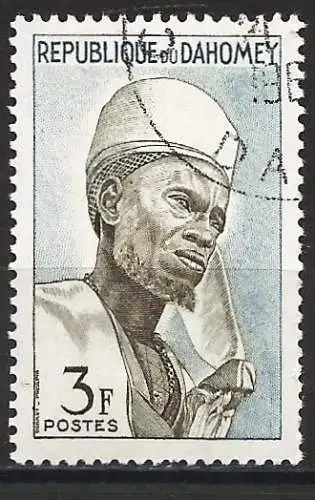 Dahomey 1963 - 201 - YT 180 - Chefkoch Bariba