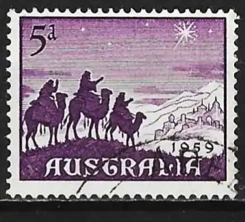 Australien 1959 - Mi 304 - YT 262 - Weihnachten : Die Heiligen Drei Könige