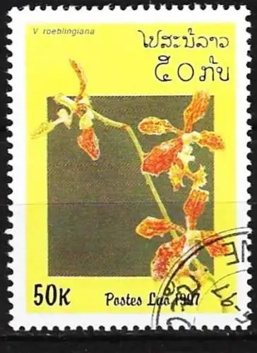Laos 1997 - Mi 1582 - YT 1274 - Blumen : Orchideen