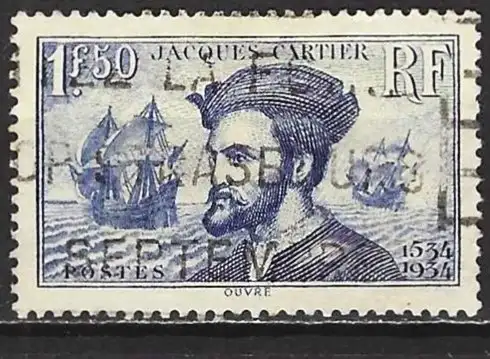 Frankreich 1934 - Mi 293 - YT 297 - Jacques Cartier