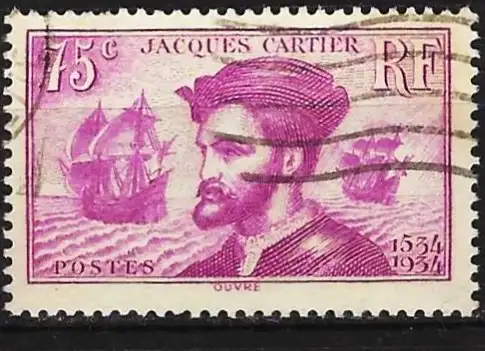 Frankreich 1934 - Mi 292 - YT 296 - Jacques Cartier