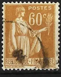 Frankreich 1937 - Mi 367 - YT 364 - Typ " Frieden "