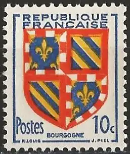 Frankreich 1949 - Mi 846 - YT 834 - Wappen von Burgund - MNH**