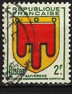 Frankreich 1949 - Mi 849 - YT 837 - Wappen von Auvergne