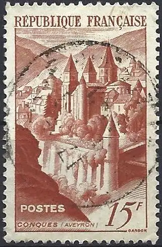 Frankreich 1947 - Mi 823 - YT 792 - Abtei von Conques