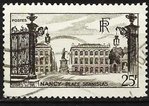 Frankreich 1947 - Mi 761 - YT 778 - Estanislao-Platz in Nancy