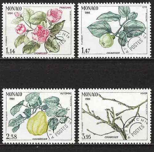 Monaco 1984 - Mi 1642 bis 1645 - YT Po 82 bis Po 85 - Der Quittenbaum - MNH** ( Komplette Serie )