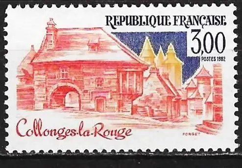 Frankreich 1982 - Mi 2348 - YT 2196 - Turismus : Collonges-la-Rouge - MNH**