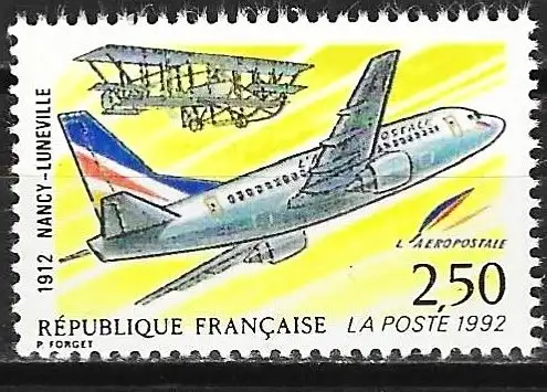 Frankreich 1992 - Mi 2925 - YT 2778 - Flugzeug - MNH** 