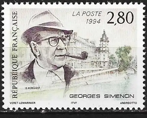Frankreich 1994 - Mi 3055 - YT 2911 - Der Schiffsteler Schriftsteller - MNH**