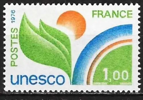 Frankreich 1976 – Mi U 17 - YT S 51 - UNESCO - MNH**
