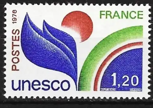 Frankreich 1978 – Mi U 19 - YT S 56 - UNESCO - MNH**