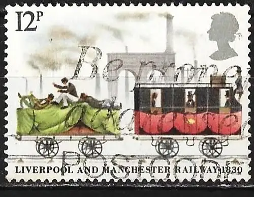 Großbritannien 1980 - Mi 834 - YT 930 - Zug Liverpoll - Manchester