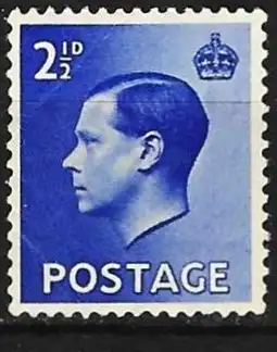 Großbritannien 1936 - Mi 196x - YT 208 - König Edward VIII - MNH**