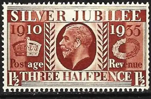 Großbritannien 1935 - Mi 191 X - YT 203 - Jubiläum von der König Georg V  - MNH**