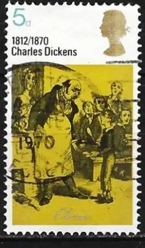 Großbritannien 1970 - Mi 547- YT 594 - Oliver Twist von Karl Dickens