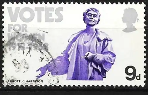 Großbritannien 1968 - Mi 486 - YT 511 - Emmeline Pankhurst und das Frauenwahlrecht