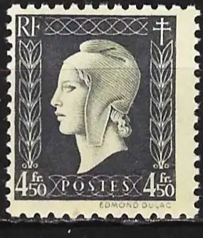 Frankreich 1949 - Mi 723 - YT 696  - Marianne von Dulac- MNH**