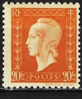 Frankreich 1949 - Mi 727 - YT 700  - Marianne von Dulac- MNH**
