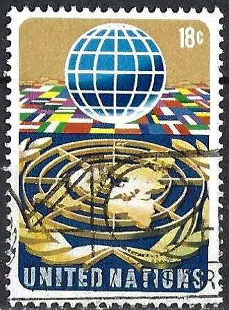 UNO - New York 1974 - Mi 271 - YT 244 - Wappen von O.N.U.