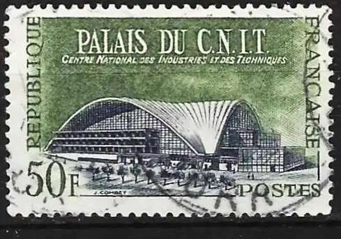 Frankreich 1959 - Mi 1232 - YT 1192 - Ausstellungszentrum CNIT in Paris