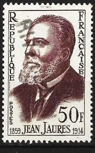 Frankreich 1959 - Mi 1261 - YT 1217 - Der Abgeordnete Jean Jaurès