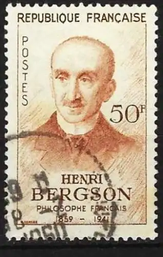 Frankreich 1959 - Mi 1267 - YT 1225 - Der Dichter Henri Bergson