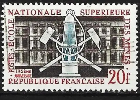 Frankreich 1959 - Mi 1241 - YT 1197 - Bergbauhochschule