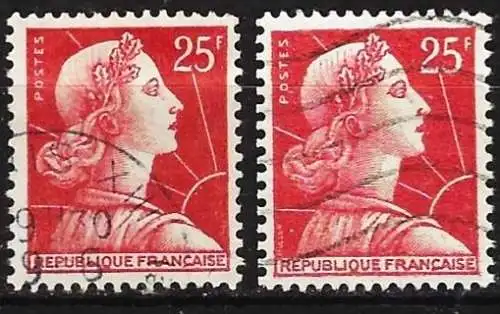 Frankreich 1959 -  Mi 1226 - YT 1011C - Marianne von Müller