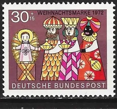 Deutschland BDR 1972 - Mi 749 - YT 598 - Weihnachten : Die Heiligen Drei Könige - MNH**