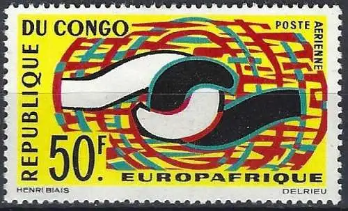 Kongo (Braz) 1965 - Mi 63 - YT Pa 27 - Europafrique - MNH** 