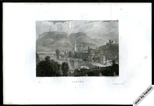 Druckgrafik (Stahlstich): 24 Städteansichten aus dem 19. Jahrhundert aus diversen Bänden von Meyer's Universum 1834 - 1854