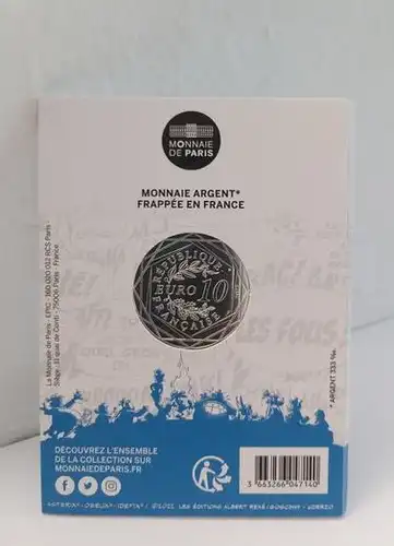 Asterix 10 Euro Frankreich " Sens de la Fete "