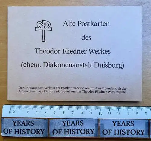 19x AK Postkartenheft - Theodor Fliedner Werk ehem. Diakonenanstalt Duisburg