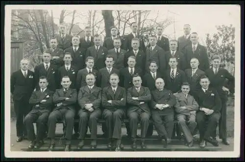 Foto AK Bochum Gruppe Männer um 1930 Adel Monarchie Militär