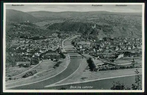 AK Lahnstein Rhein Lahntal Westerwald Taunus Niederlahnstein Hunsrück 1938 gel.