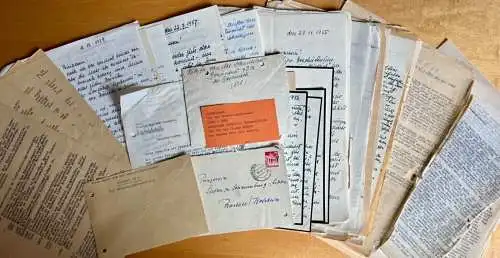 Ca.140 Doku. Briefe von Damerau-Dambrowski 1949-60 u. Pzn. Alix Schaumburg-Lippe