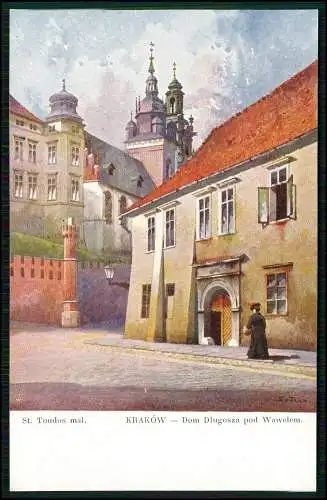 Künstler AK Ansichtskarte Postkarte St. Tondos Kraków Krakau Polen Nr. 4
