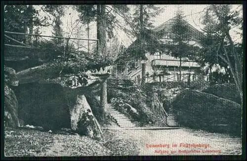 2x AK Postkarte Luisenburg Wunsiedel Oberfranken Fichtelgebirge Gasthof uvm.