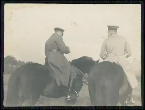 2x Foto 1. WK Soldaten Ostfront 1916-17 Offiziere im Felde 11x8 cm